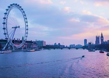 London eye skyline