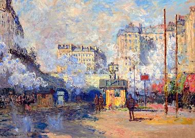Monet Saint Lazare Station