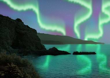 Green Polar Lights