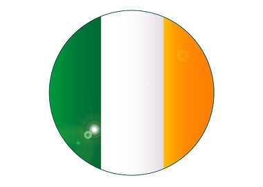Irish Flag Button