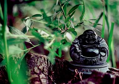 Black Chinese Buddha