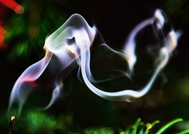 Candle smoke