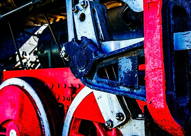 Old Locomotive Valve Gear
