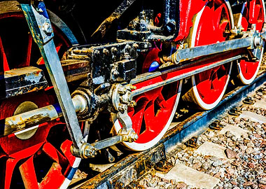 Steam Train Links And Rods