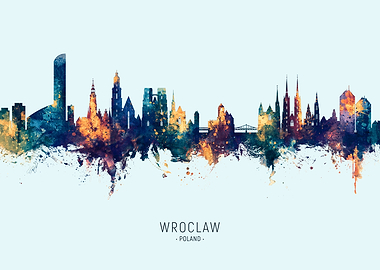 Wroclaw Skyline Poland