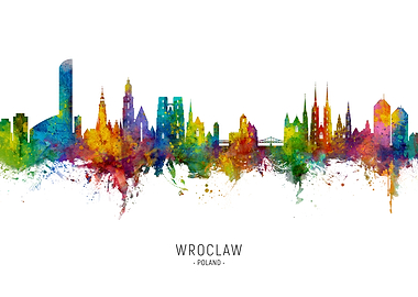 Wroclaw Skyline Poland