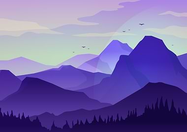mountain poster