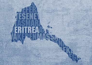 Eritrea Country Word Map