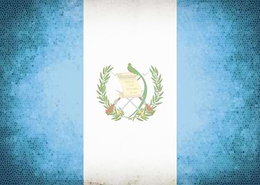 Guatemala vintage flag