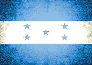Honduras vintage flag