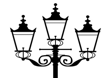 Street Lamp Silhouette