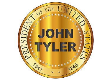 John Tyler Gold Stamp