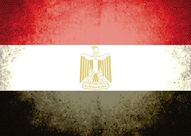 Egypt vintage flag