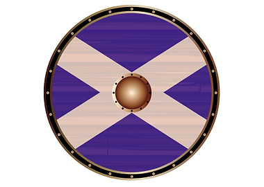 Scotland Flag Viking Shield
