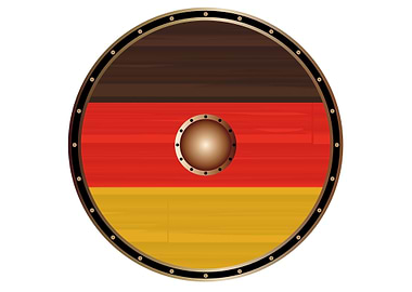 Germany Flag Viking Shield
