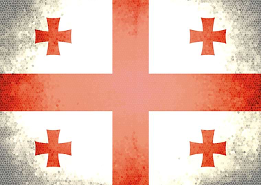 Georgia vintage flag