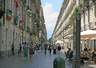 Turin center Italy travel