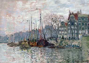 Monet View of Amsterdam
