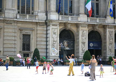 Turin center Italy travel