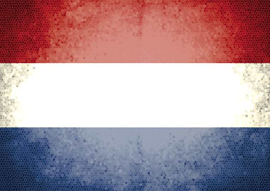Netherlands vintage flag