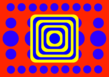 Yellow Rounded Squares