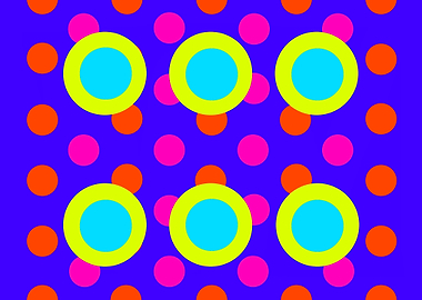 Six Circles on Dots