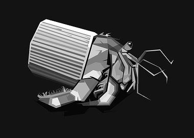Global warming grayscale