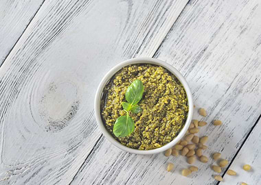 Bowl of pesto