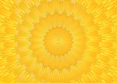 Abstract Yellow Burst