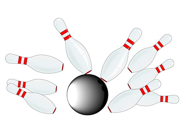 Falling Ten Pins