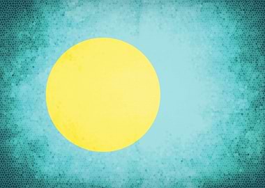 Palau vintage flag