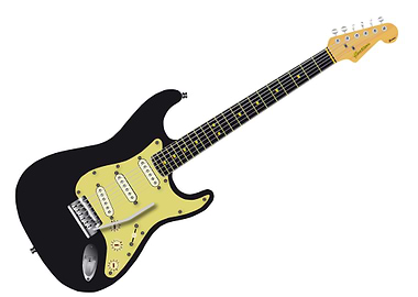 Black Electric Guitar