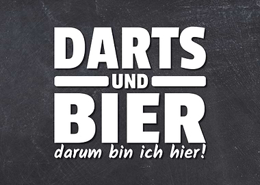 Darts und Bier Sprueche