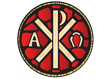 Alpha Omega Glass Window