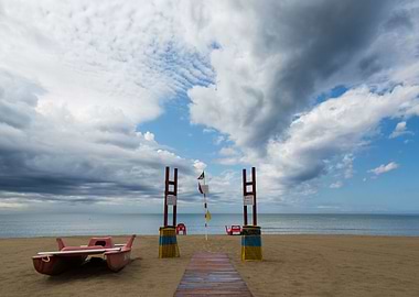 Sea near Torvaianica