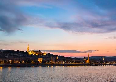 A lovely view of Budapest
