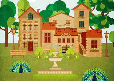 An ancient house in Italy