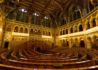 A lovely view of Budapest