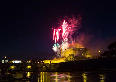 Fireworks over Rome