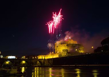 Fireworks over Rome