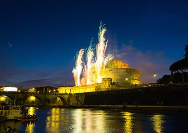 Fireworks over Rome