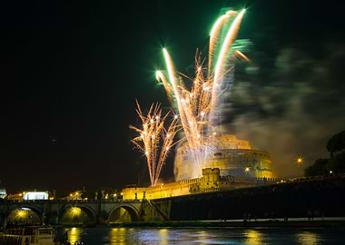 Fireworks over Rome