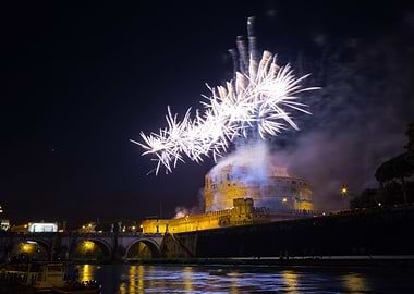Fireworks over Rome