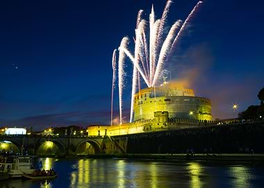 Fireworks over Rome