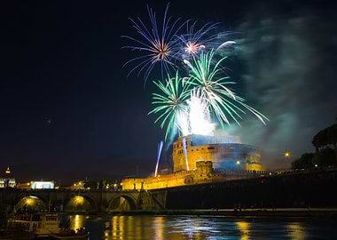 Fireworks over Rome