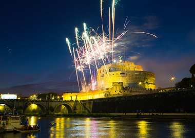 Fireworks over Rome