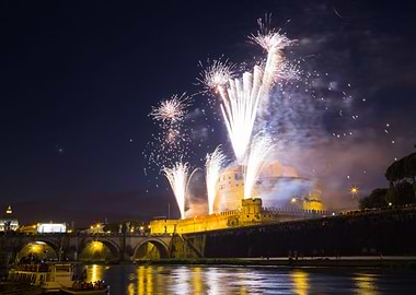 Fireworks over Rome