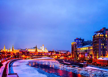 Shining Moscow Kremlin