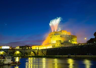 Fireworks over Rome
