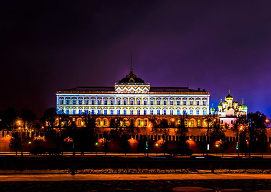 Grand Kremlin Palace Night